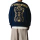 WOODBIRD WBKoon Zip Tiger Cardigan NAVY