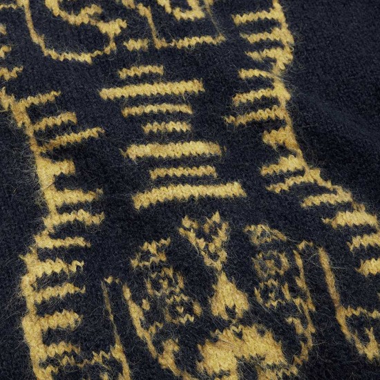 WOODBIRD WBKoon Zip Tiger Cardigan NAVY