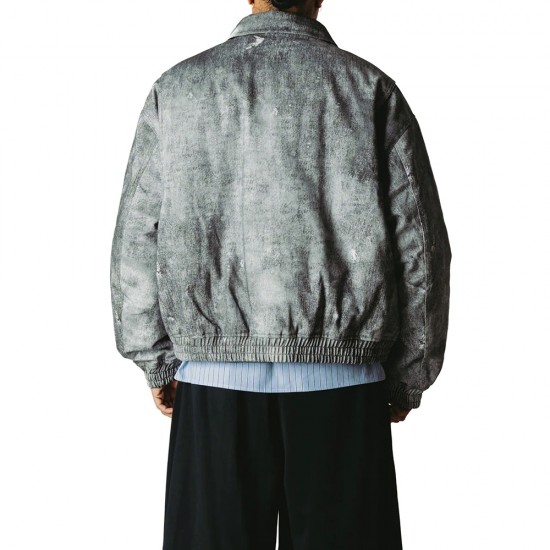 WOODBIRD WBBao Printed Jacket GREY-BLACK WOODBIRD WBBao Printed Jacket GREY-BLACK