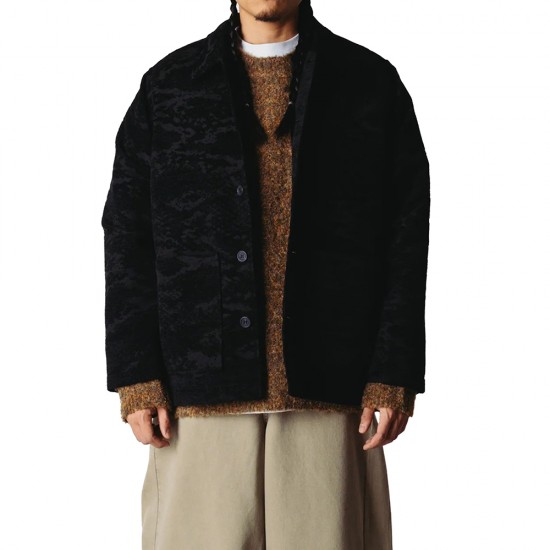 WOODBIRD WBBlade Chenille Jacket BLACK WOODBIRD WBBlade Chenille Jacket BLACK