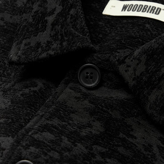 WOODBIRD WBBlade Chenille Jacket BLACK WOODBIRD WBBlade Chenille Jacket BLACK