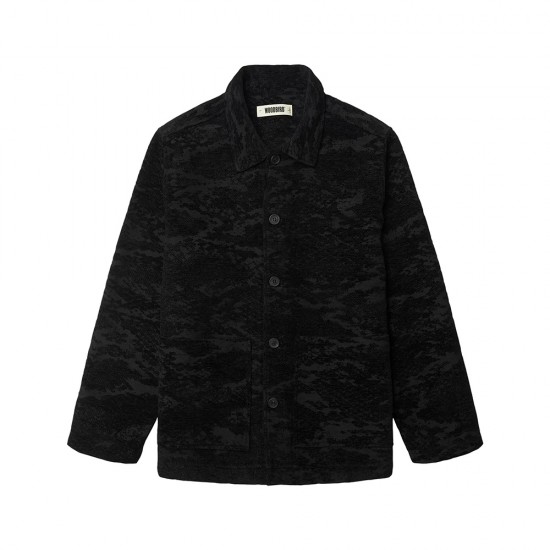 WOODBIRD WBBlade Chenille Jacket BLACK WOODBIRD WBBlade Chenille Jacket BLACK