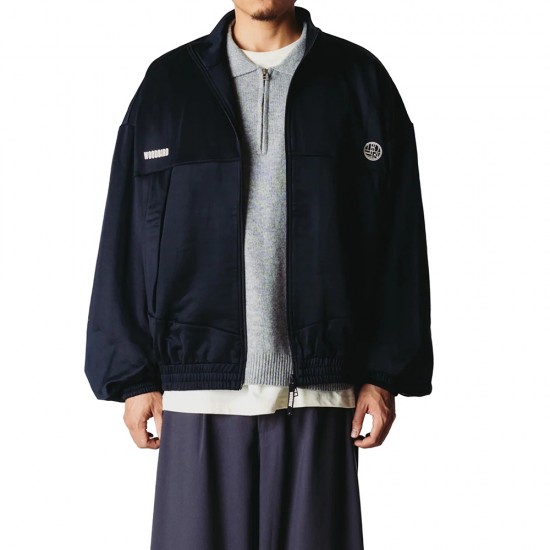 WOODBIRD WBChang Solid Track Jacket BLACK