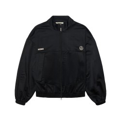 WOODBIRD WBChang Solid Track Jacket BLACK