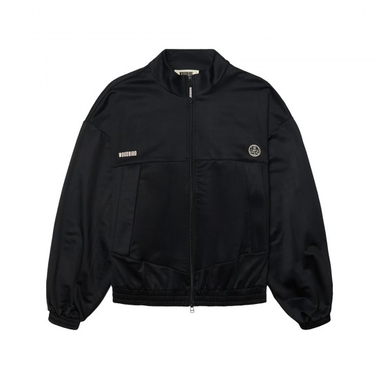 WOODBIRD WBChang Solid Track Jacket BLACK