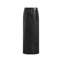CALVIN KLEIN FAUX LEATHER MAXI SKIRT ΦΟΥΣΤΑ