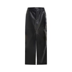 CALVIN KLEIN FAUX LEATHER MAXI SKIRT ΦΟΥΣΤΑ