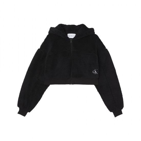 CALVIN KLEIN FLUFFY CROPPED HOODIE ΓΥΝΑΙΚΕΙΟ CALVIN KLEIN FLUFFY CROPPED HOODIE ΓΥΝΑΙΚΕΙΟ