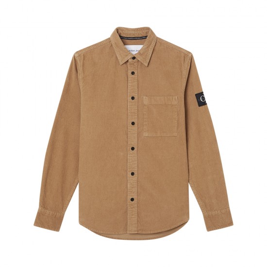 CALVIN KLEIN MONOLOGO BADGE CORDUROY SHIRT ΑΝΔΡΙΚΟ CALVIN KLEIN MONOLOGO BADGE CORDUROY SHIRT ΑΝΔΡΙΚΟ
