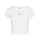 CALVIN KLEIN A-WOVEN LABEL 2X2 RIB BABY TEE ΓΥΝΑΙΚ CALVIN KLEIN A-WOVEN LABEL 2X2 RIB BABY TEE ΓΥΝΑΙΚ