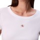 CALVIN KLEIN A-WOVEN LABEL 2X2 RIB BABY TEE ΓΥΝΑΙΚ CALVIN KLEIN A-WOVEN LABEL 2X2 RIB BABY TEE ΓΥΝΑΙΚ