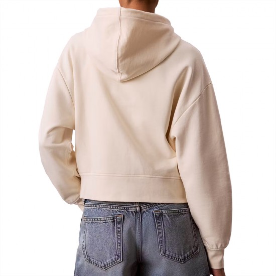 CALVIN KLEIN LS MONOGRAM TERRY CROP RELAXED ΓΥΝΑΙΚ CALVIN KLEIN LS MONOGRAM TERRY CROP RELAXED ΓΥΝΑΙΚ