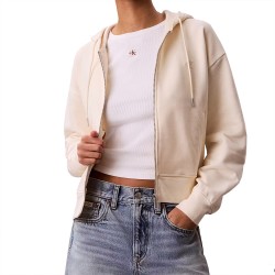 CALVIN KLEIN LS MONOGRAM TERRY CROP RELAXED ΓΥΝΑΙΚ
