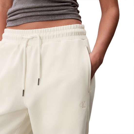 CALVIN KLEIN MONOGRAM FRENCH TERRY BARREL PANT