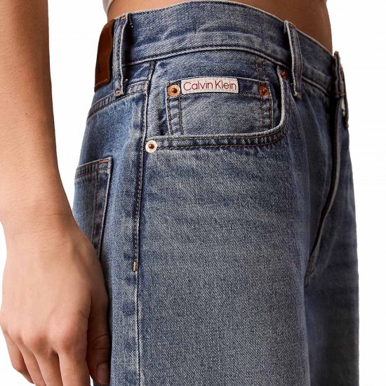 CALVIN KLEIN CROPPED BARREL JEAN TINTED AIRWAY