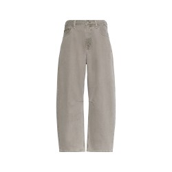 CALVIN KLEIN CROPPED BARREL JEAN GREY SAGE