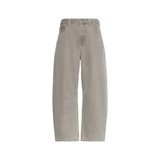 CALVIN KLEIN CROPPED BARREL JEAN GREY SAGE