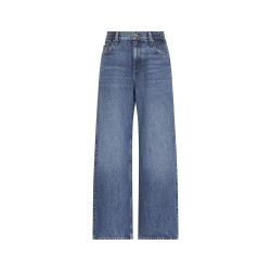 CALVIN KLEIN LOW RISE BAGGY BLUE RODEO DENIM WOMAN