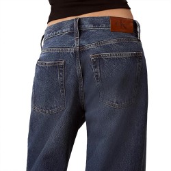 CALVIN KLEIN LOW RISE BAGGY BLUE RODEO DENIM WOMAN