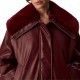 CALVIN KLEIN FAUX LEATHER SHORT FILLED BOMBER ΓΥΝ