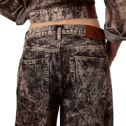 CALVIN KLEIN RELAXED BARREL JEAN BLACK TABACCO ΓΥΝ