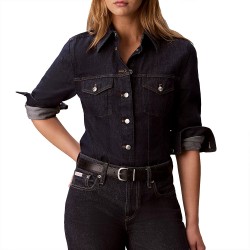 CALVIN KLEIN TRUCKER SHIRT FOREVER INDIGO ΓΥΝΑΙΚ