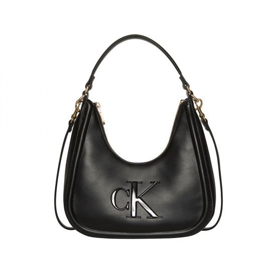 CALVIN KLEIN BOLD CK SMALL CRESCENT BAG CALVIN KLEIN BOLD CK SMALL CRESCENT BAG