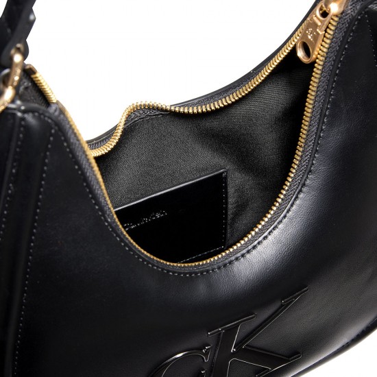 CALVIN KLEIN BOLD CK SMALL CRESCENT BAG CALVIN KLEIN BOLD CK SMALL CRESCENT BAG
