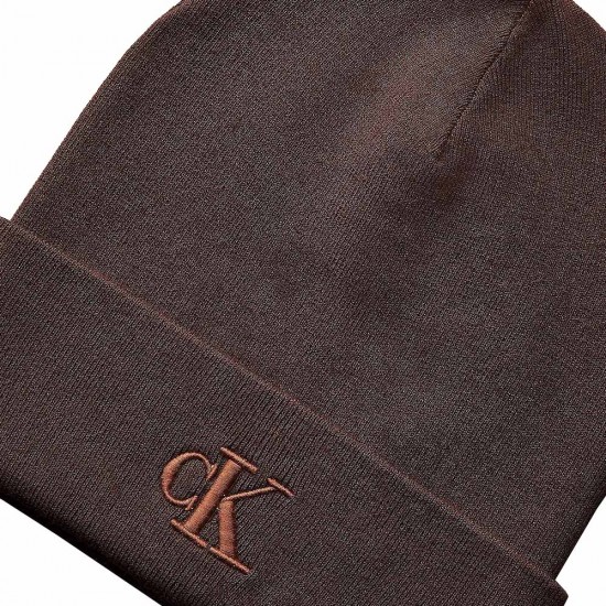 CALVIN KLEIN CK FINE RIB BEANIE CALVIN KLEIN CK FINE RIB BEANIE