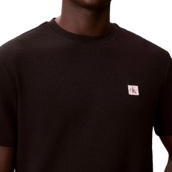 CALVIN KLEIN SS WAFFLE BADGE CREWNK TEE ΑΝΔΡΑΣ