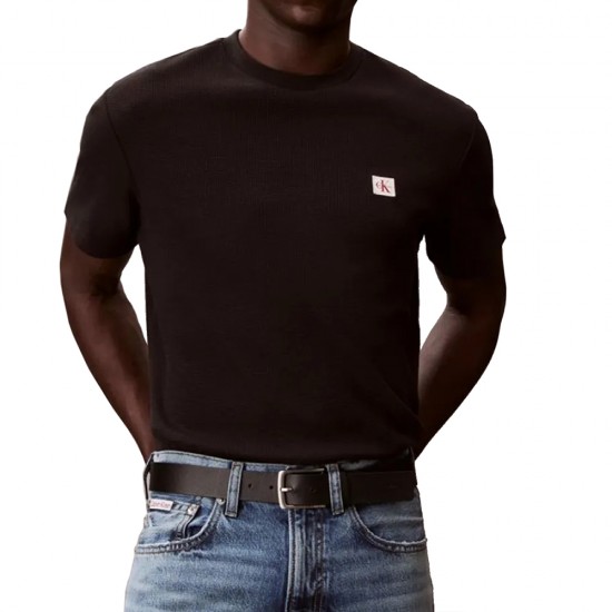 CALVIN KLEIN SS WAFFLE BADGE CREWNK TEE ΑΝΔΡΑΣ