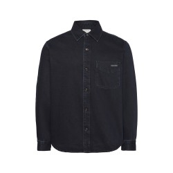 CALVIN KLEIN BLUE BLACK STONE 90S OVERSHIRT