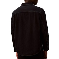 CALVIN KLEIN BLUE BLACK STONE 90S OVERSHIRT