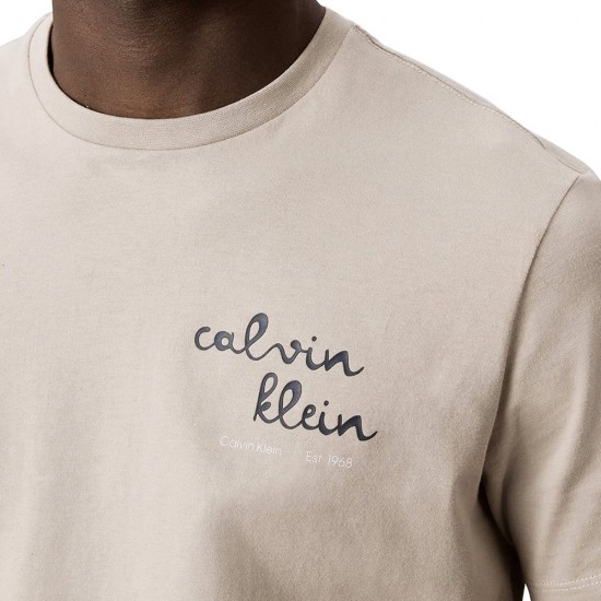 CALVIN KLEIN SS 30S EU CK TRVL LINES SEASONAL TEE