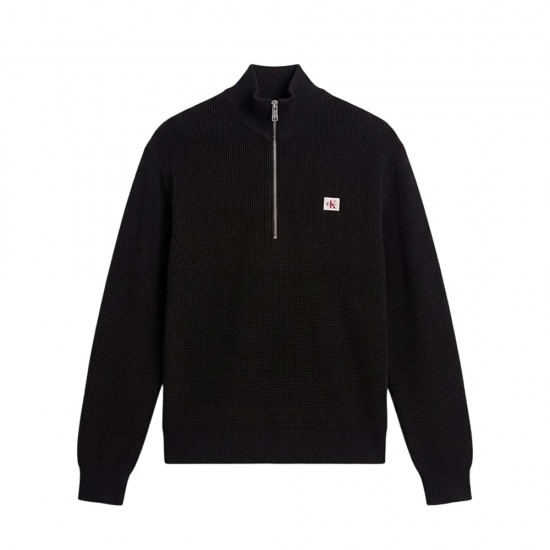 CALVIN KLEIN LS CLSC CTTN WFLE SWTR 9GG ΑΝΔ ΠΛΕΚΤΟ