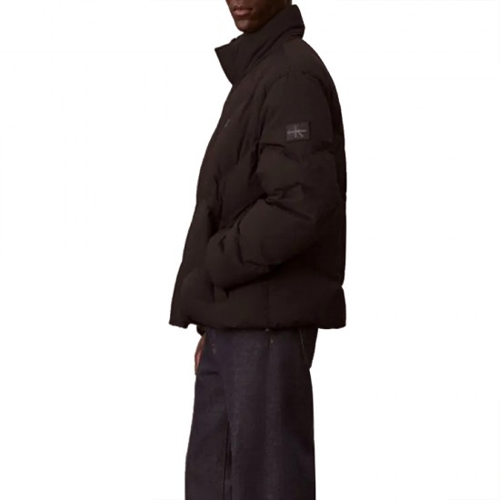 CALVIN KLEIN LS RLXD TECH DOBBY QUILTED PUFFER ΑΝΔ