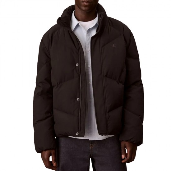 CALVIN KLEIN LS RLXD TECH DOBBY QUILTED PUFFER ΑΝΔ