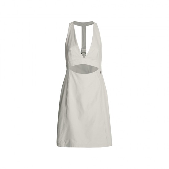 CALVIN KLEIN OPEN BACK STRAP UTILITY DRESS ΦΟΡΕΜΑ