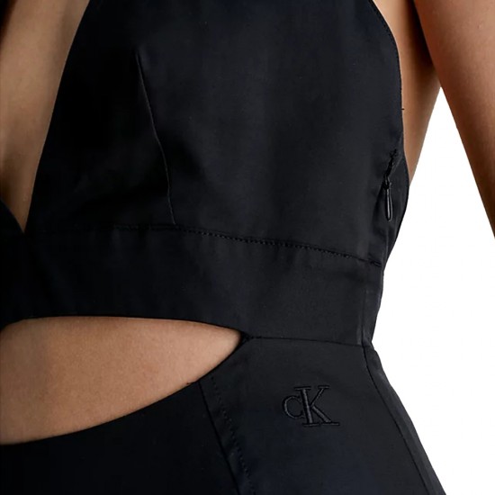 CALVIN KLEIN OPEN BACK STRAP UTILITY DRESS ΦΟΡΕΜΑ