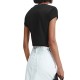 CALVIN KLEIN CK RIB CROPPED SLIM TEE ΓΥΝΑΙΚΑ