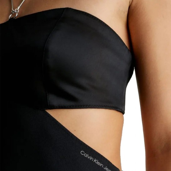 CALVIN KLEIN BUSTIER CHAIN DETAIL DRESS ΦΟΡΕΜΑ