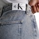 CALVIN KLEIN FRONT SPLIT MAXI DENIM SKIRT ΦΟΥΣΤΑ