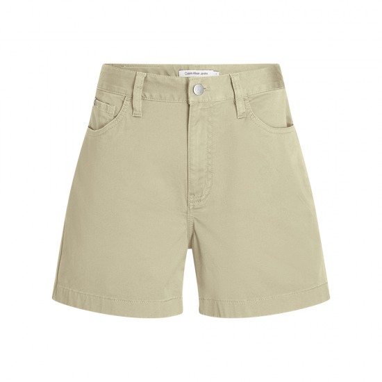 CALVIN KLEIN WOVEN LABEL MOM SHORTS ΓΥΝΑΙΚΑ