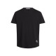 CALVIN KLEIN BADGE TURN UP SLEEVE T-SHIRT