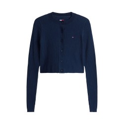 TOMMY JEANS CROPPED RIB CARDIGAN ΓΥΝΑΙΚΕΙΟ