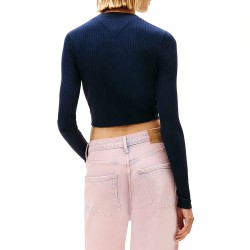 TOMMY JEANS CROPPED RIB CARDIGAN ΓΥΝΑΙΚΕΙΟ