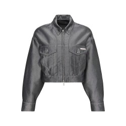 CALVIN KLEIN DENIM BOMBER JACKET DENIM SHINE