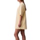 CALVIN KLEIN SS WOVEN LABEL OVERSIZED TEE DRESS