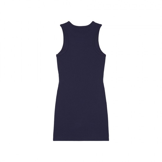 CALVIN KLEIN SL TEXTURE WAFFLE RACER MINI DRESS