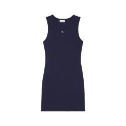 CALVIN KLEIN SL TEXTURE WAFFLE RACER MINI DRESS